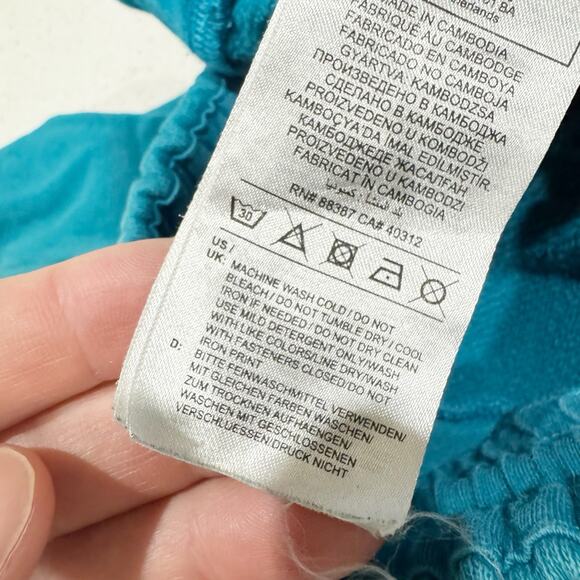 ADIDAS ADVENTURE GRAPHIC SHORTS Painted Geese W Hats Size Medium Blue - Picture 8 of 9